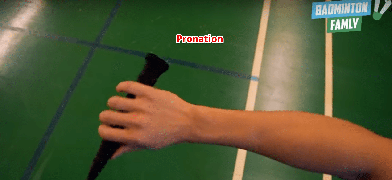 Badminton wrist training is not what you think