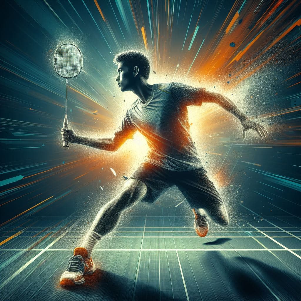 badminton drop ins - stronger player illustration