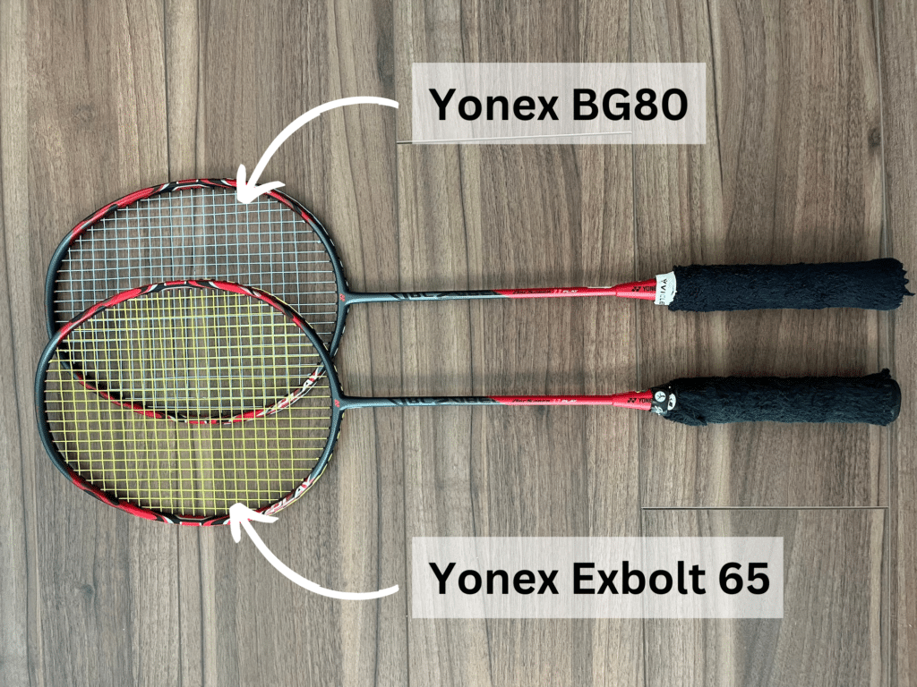 my arcsaber 11 play rackets testing bg80 and exbolt 65 strings