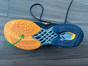 outsole on the wave claw 3