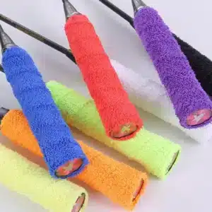 badminton racket grips - towel grip example