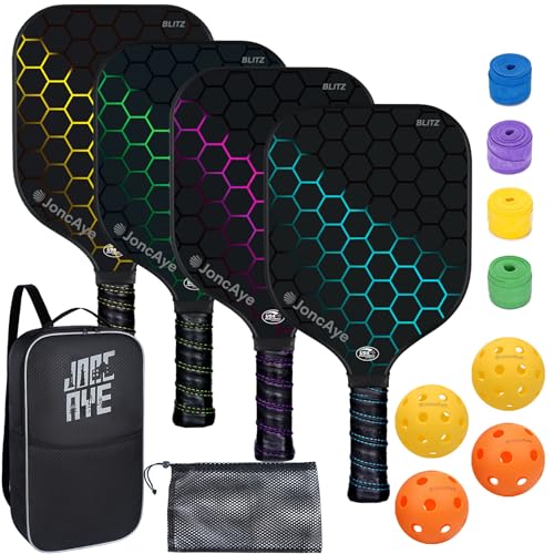 pickleball set 4 balls 2 paddles